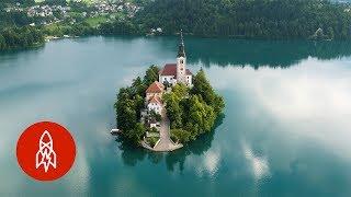 Visit the Slovenian Island on an Emerald Lake