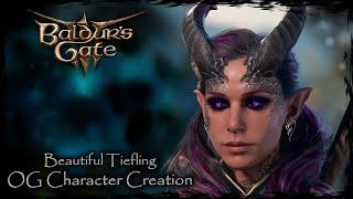 BALDUR'S GATE 3 || Beautiful Tiefling [Original Character #234] - Female Character Creation