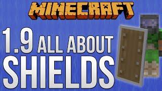 Minecraft 1.9 All About Shields Tutorial [Minecraft Myth Busting 90]