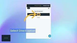 How to enter other services expense  in PROFITIZE