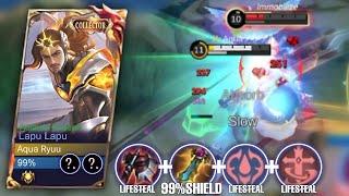 THIS LAPU LAPU NEW SUSTAIN BUILD TOO PERFECT UNLI SHIELD | LAPU LAPU BEST BUILD 2024