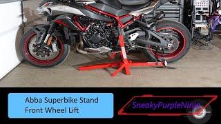 Abba Superbike Stand Front Wheel Motorcycle Lift Review