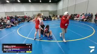 122 Lbs Placement Matches (16 Team) - Isabella Cepak, Michigan Blue Vs Ella-Lina Gonzalez, Tenness