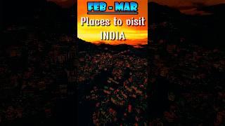 6 Top places to visit in India | Feb to March #shorts #travel #travelshorts