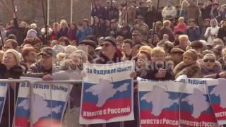 CRIMEA: BIG PRO-RUSSIAN CELEBRATIONS