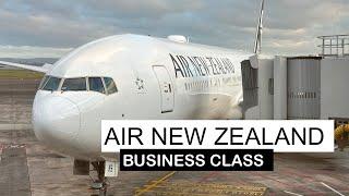 AIR NEW ZEALAND  BUSINESS CLASS Auckland to Los Angeles NZ6 Boeing 777 300er