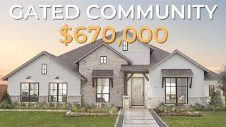 PERRY HOMES Model Home Tour in SOMERCREST | Living in Dallas Texas: Midlothian, Texas