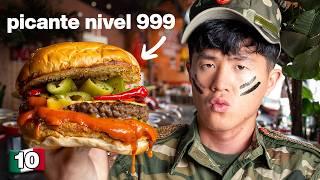 PELEO por la Burger Más PICANTE de MÉXICO