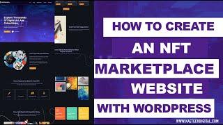 How to create NFT Marketplace Website Using WordPress & WP Smart contracts