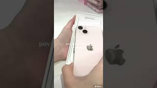 pink iphone 13 unboxing