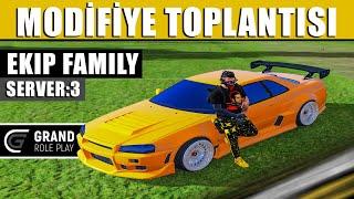 MODİFİYE TOPLANTISI ! EKİP AİLESİNE KATILIN - CANLI / AİLEMİZE KATILIN !! | Grand Rp Server 3