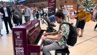 Crazy Public Piano Flashmob at Flughafen BER (Berlin Airport)