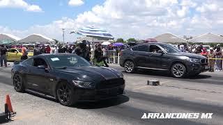 Mustang vs BMW X6 | Arrancones