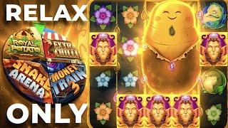 Wheel Decide but its ONLY RELAX SLOTS!!! Relax Slots are ACTUALLY INSANE!? (Bonus Buys)