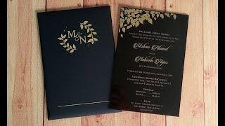 Wedding Card (CG 9665) | Warsi Wedding Cards | Weddings Cards | Wedding Invitations