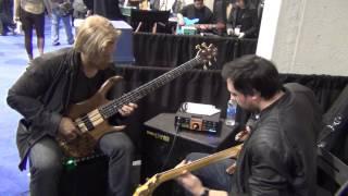 Hadrien Feraud @ The Ken Smith Booth. 2015 NAMM Show.