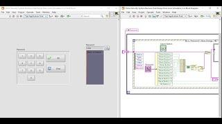 Numpad Door Lock Password Simulation LabVIEW | Part 1