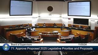 County of Santa Clara Board of Supervisors November 5, 2024 9:30 am