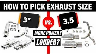 What Exhaust size makes the most power!!!    3" 3.5" or 4"  (Dyno proven results!)