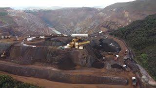 IMAGEM NUNCA VISTA DA MINERADORA VALLOUREC CIDADE DE BRUMADINHO MINAS GERAIS BRASIL