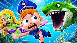 Baby Police Save Zombie Mermaid - Police Song + More Nursery Rhymes & Kids Songs - Little Song PIB