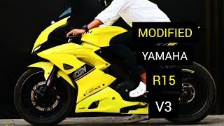 YAMAHA R15-V3 MODIFIED TOP 10 BIKES