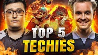 TOP 5 BEST TECHIES PLAYERS IN DOTA 2