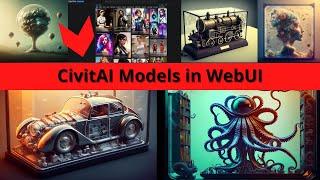 Stable Diffusion: Use CivitAI models & Checkpoints in WebUI; Upscale; Highres.fix - Automatic1111