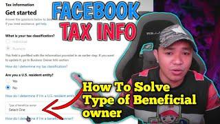 Facebook Tax INFO/Business Tutorial