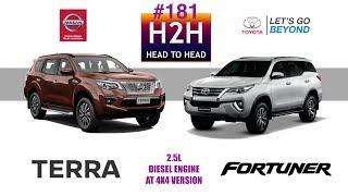 H2H #181 Nissan TERRA vs Toyota FORTUNER