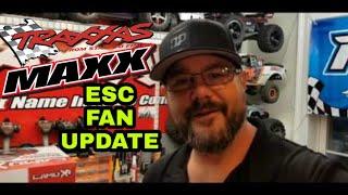 TRAXXAS MAXX ESC FAN UPDATE