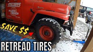 New Retread Tires for my 1959 Willys Jeep!