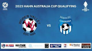 Woden Valley SC vs Majura FC Round 3 Hahn Australia Cup Qualifying