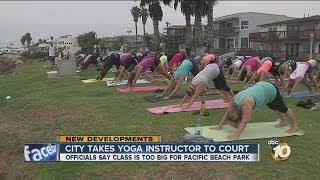 City of San Diego takes yoga instructor Steve Hubbard to court over size of free classes