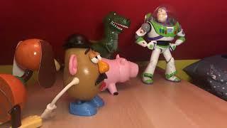 Rex "Losing health units must rest" Toy Story Stop Motion