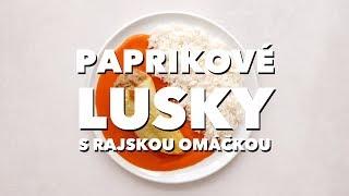 Plněné paprikové lusky s rajskou omáčkou