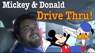 Mickey and Donald Order Drive Thru!