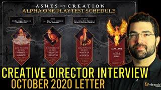 Ashes of Creation - Steven Sharif Interview Oct Creative Director Letter