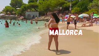 Beach walk | Playa de Illetes (Cala Contesa & Cala Xinxell)| Mallorca, Spain | Summer 2023