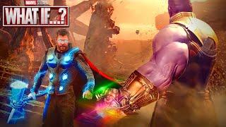 What if Thor went to Titan instead of Wakanda to Fight Thanos ?