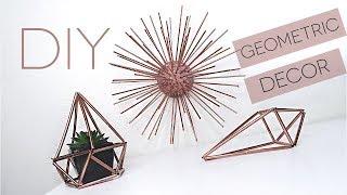 DIY GEOMETRIC ROOM DECOR | Himmeli Orb WITH STRAWS | PINTEREST & TUMBLR