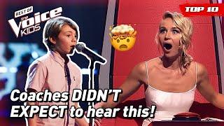 SURPRISING Blind Auditions in The Voice Kids Part 3!  | Top 10