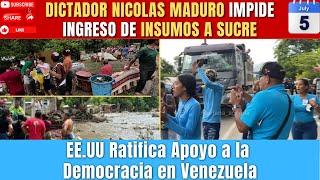 #INHUMANO Nicolas Maduro: PROHIBE Paso de Ayuda Humanitaria a Cumanacoa