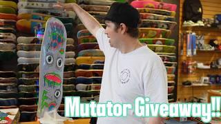 Heroin Skateboards Mutator Giveaway!!  Baker & Deathwish Skateboards First look. Skateshop Product!