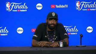 Dallas Mavericks' Kyrie Irving Interview Before Game 4 vs. Boston Celtics - NBA Finals