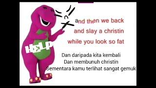 Backmasking Lagu Barney - Lagu Barney Terbalik. Read Description!! Lirik+Terjemahan