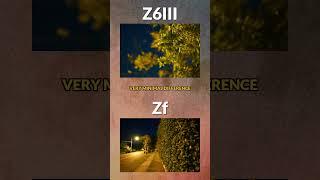 Low light shooting: Nikon Zf or Nikon Z6III? #shorts