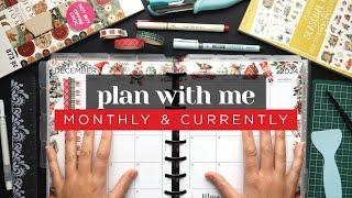 DECEMBER PLAN WITH ME :: Memory A Day & Currently Page Monthly Setup in a Classic Happy Planner