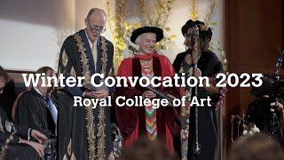 Royal College of Art Winter Convocation 2023