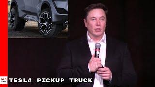 Elon Musk Talks About The Electric Tesla Pickup Truck